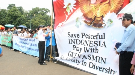 Jemaat GKI Yasmin minta SBY kabulkan dua tuntutan mereka