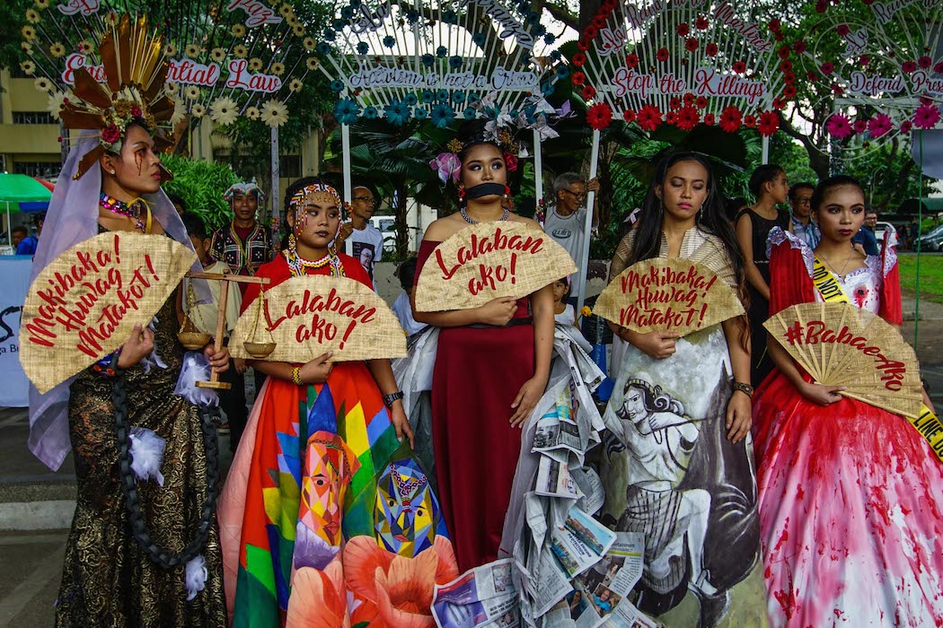 Masyarakat Filipina Gelar Prosesi Maria untuk Memprotes Pelanggaran HAM