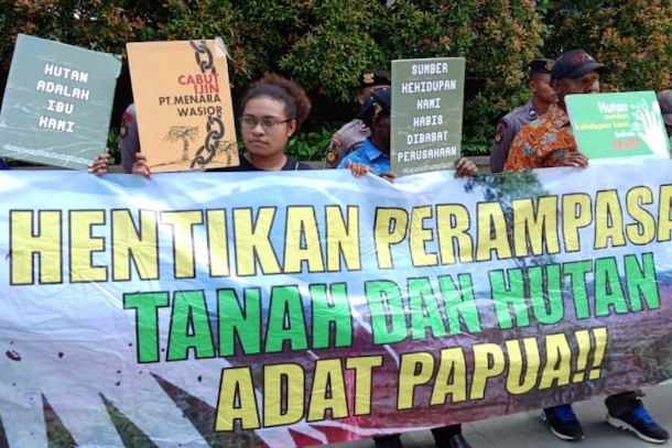 Hutan Adat Jadi Lahan Perkebunan, Warga Papua Protes ke Jakarta