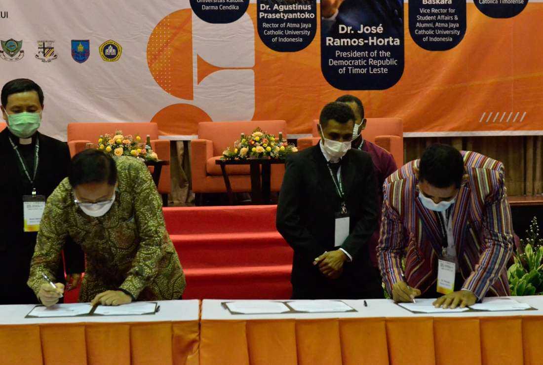 Tingkatkan kualitas, Unika Atma Jaya Jakarta teken MoU dengan 9 kampus di Timor-Leste