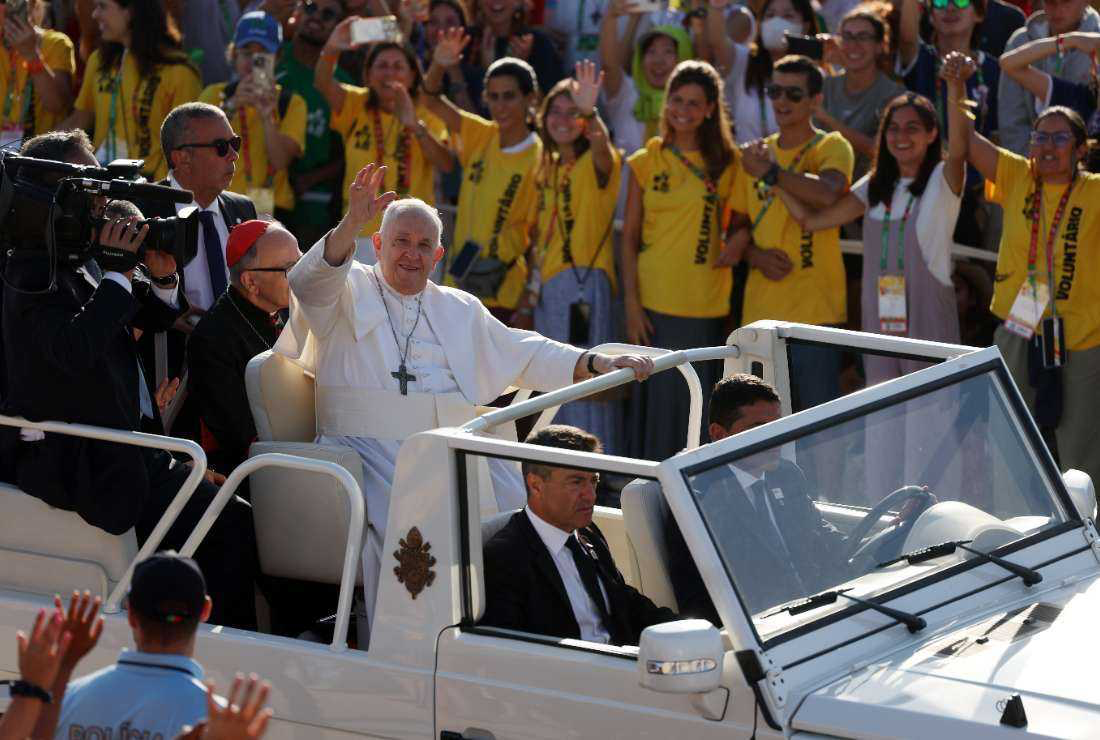 Paus menyerukan Gereja yang inklusif di WYD Lisbon